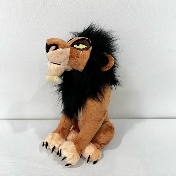 Disney Lion King Size 14" Scar Plush Stuffed Animal Hyena Leader Brown - Picture 2 of 12